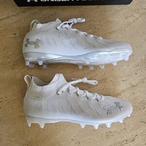 NWT
Under Armour Spotlight Lux MC White Football Cleats | Size 10.5